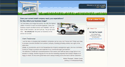 Desktop Screenshot of 1stcall4install.com